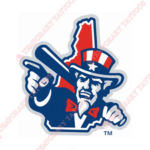 New Hampshire Fisher Cats Customize Temporary Tattoos Stickers NO.7855